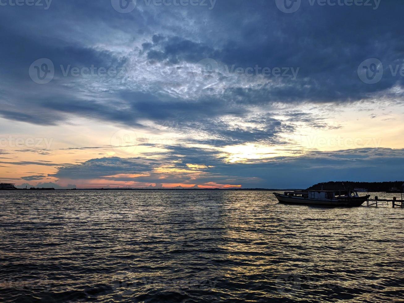 fotografia, tramonto visualizzazioni e baia acque foto