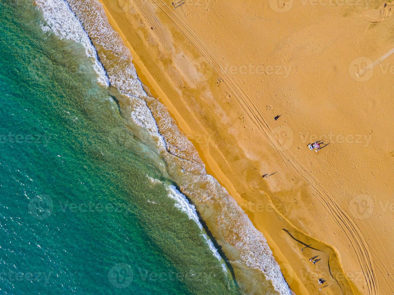 aereo mare e spiaggia sorprendente foto