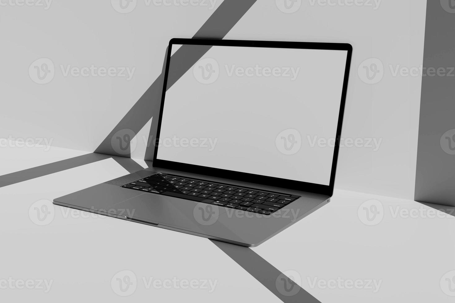 macbook professionista mockup giusto lato foto