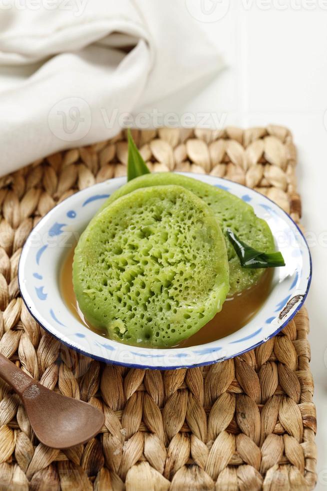 serabi pandan kuah kinka, Indonesia pancake tradizionale foto