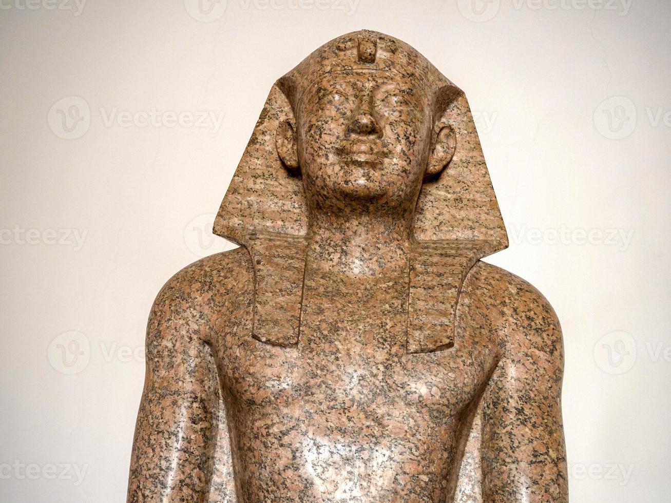 egiziano re Tolomeo ii statua foto