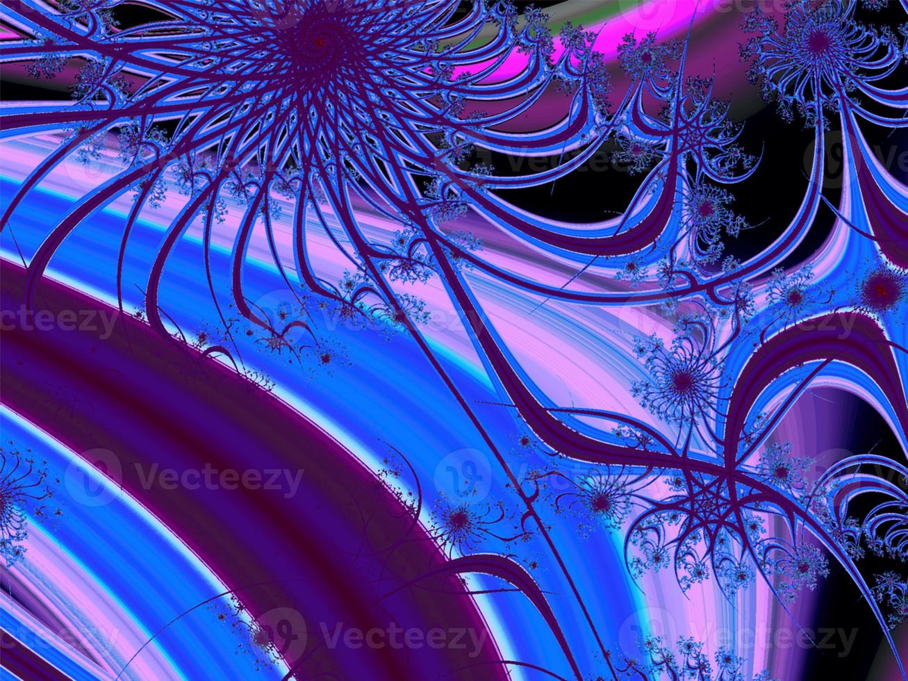 blu viola astratto linea disegno, digitale grafico, sfondo, design foto