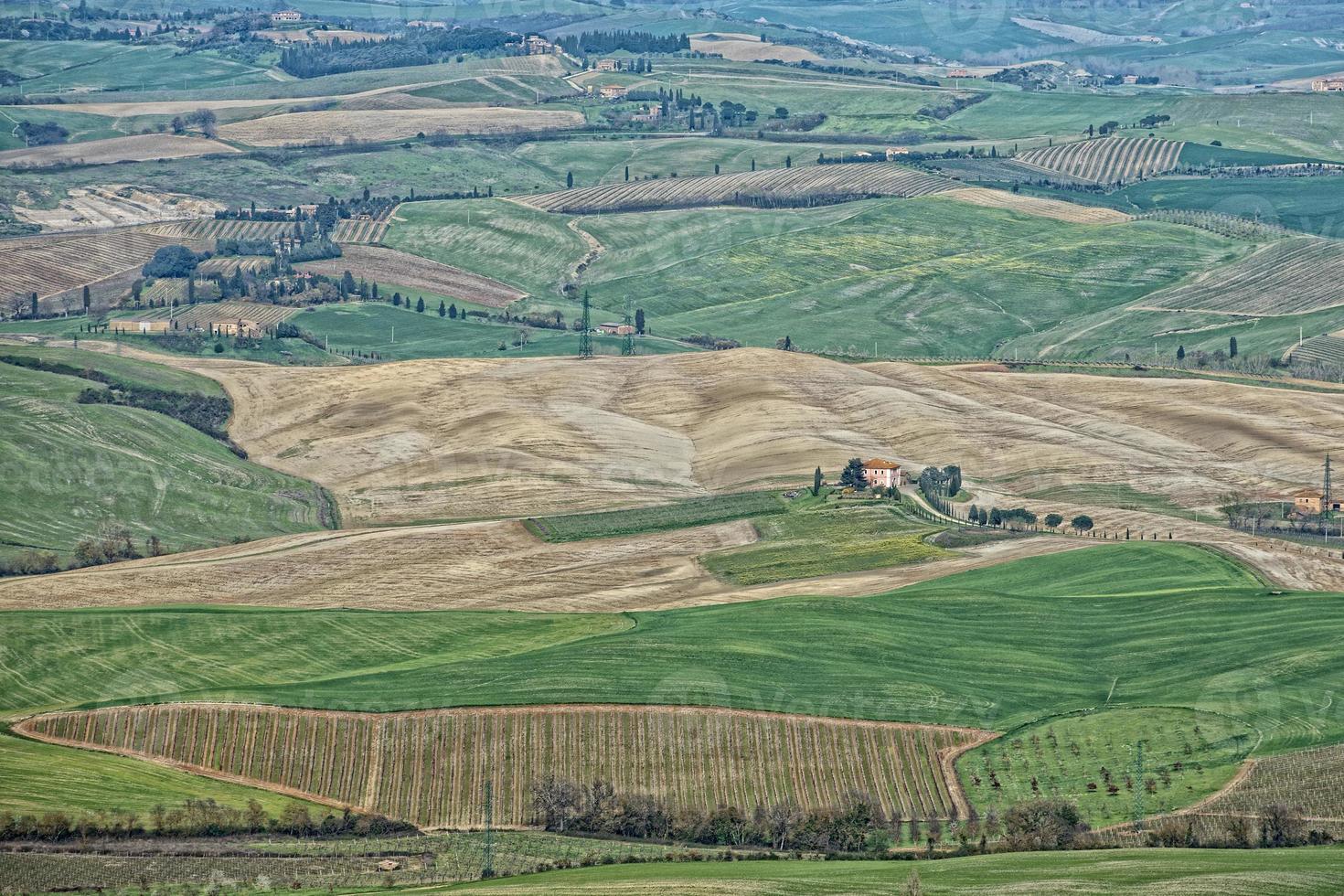 Toscana colline paesaggio foto