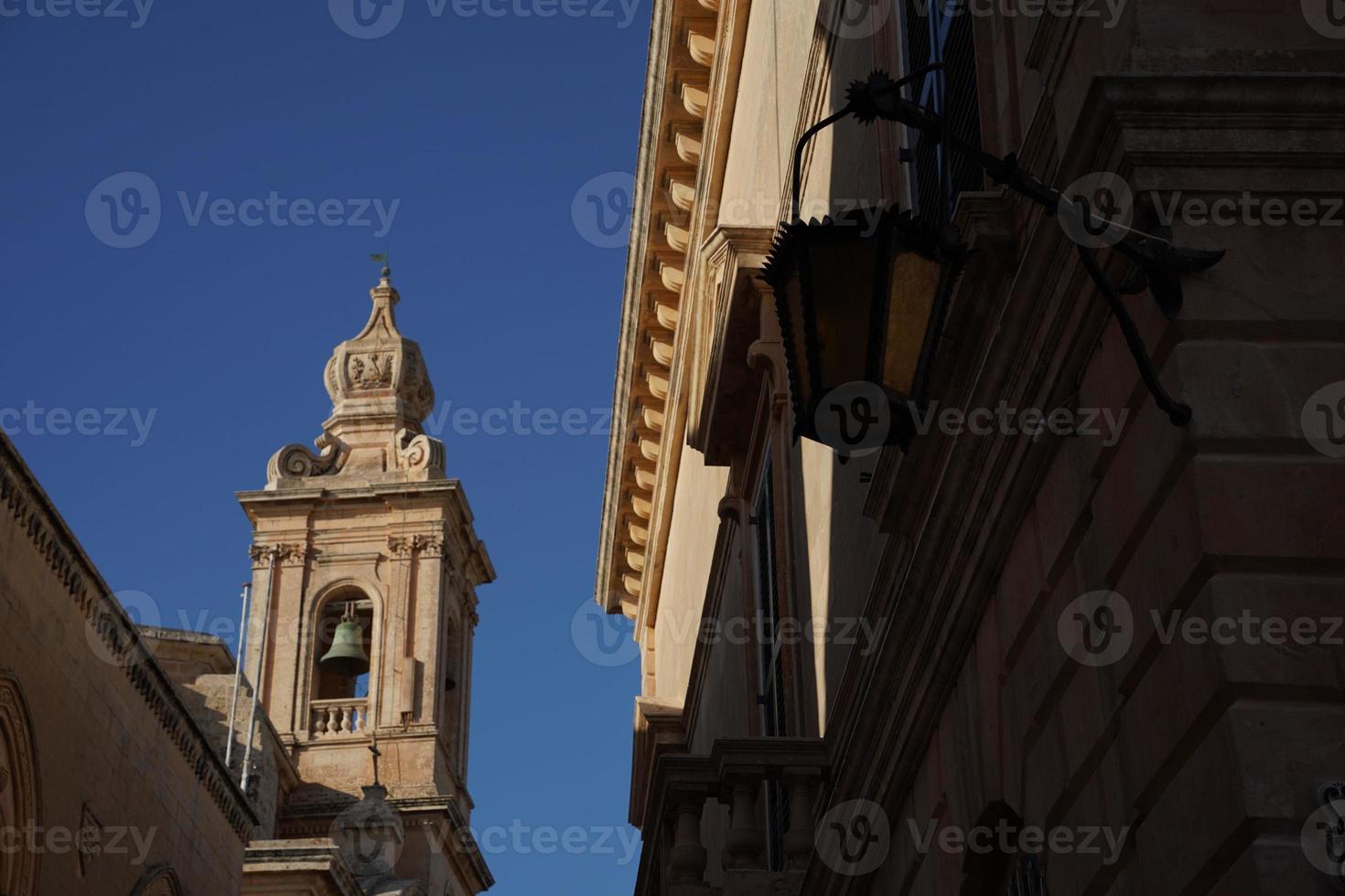 medina medievale villaggio pietra edificio nel Malta foto