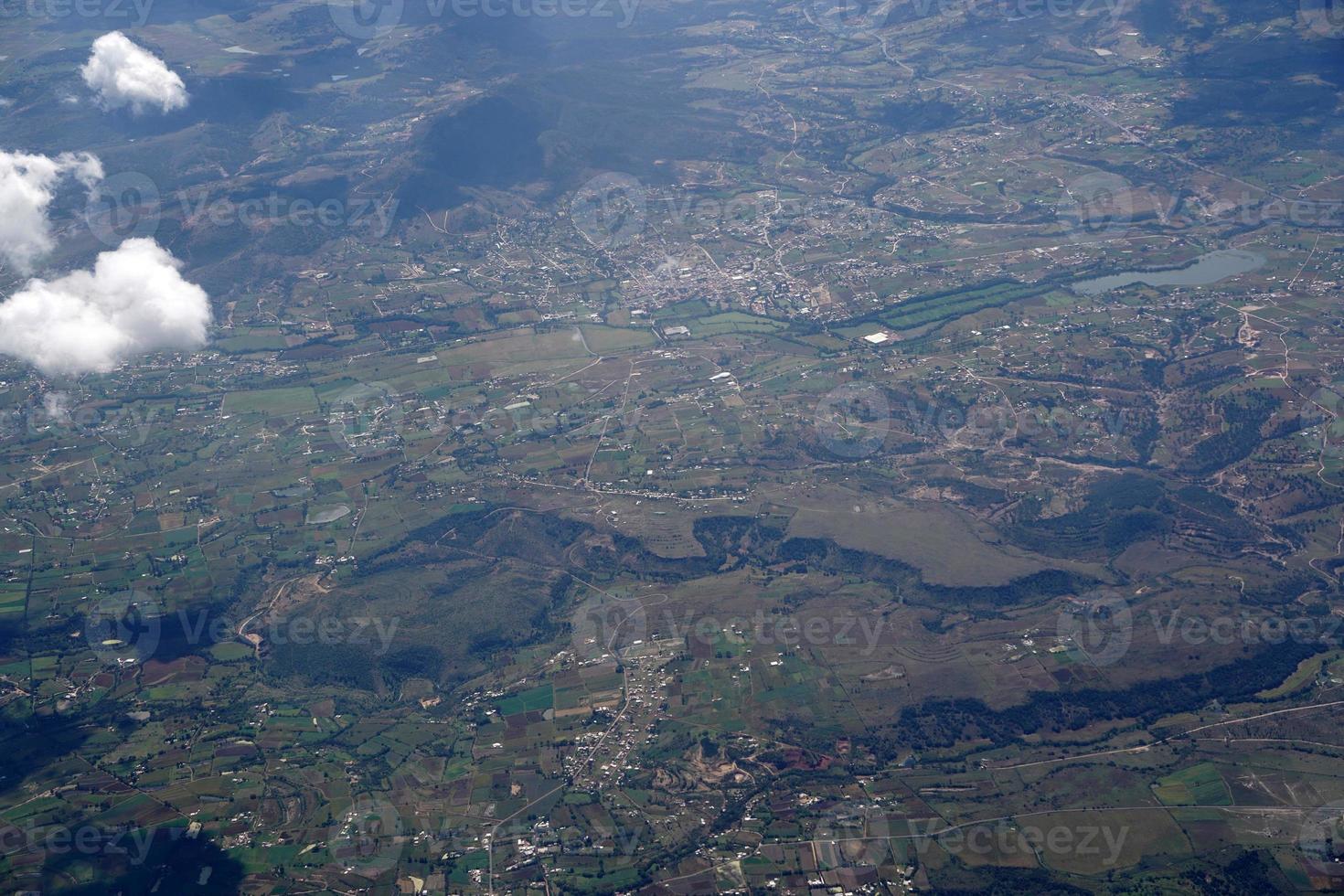 leon guanajuato aereo panorama paesaggio a partire dal aereo foto