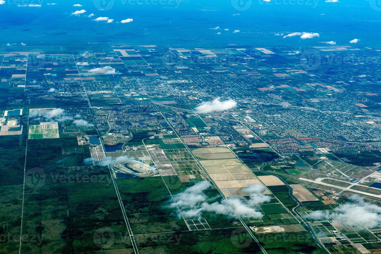 Florida miami aereo Visualizza panorama paesaggio foto