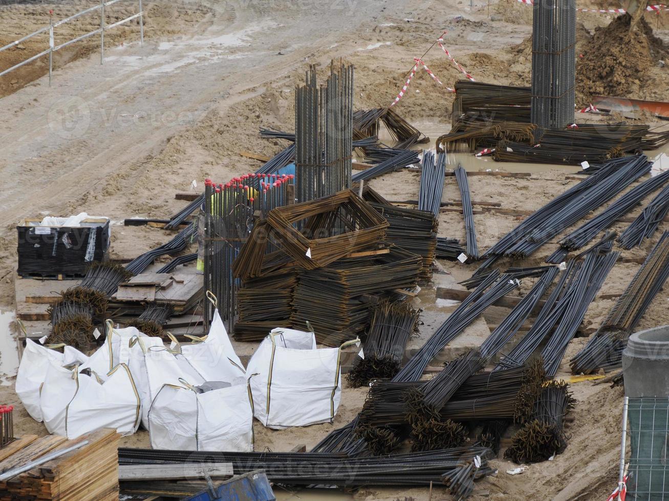 grande vasto costruzione luogo nel chamartin stazione Madrid foto