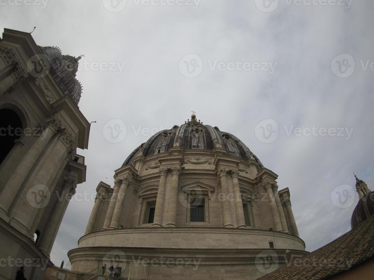 santo Peter basilica Roma Visualizza a partire dal tetto foto