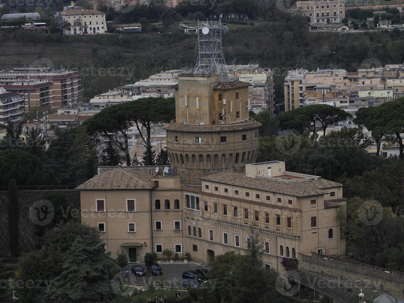 santo Peter basilica Roma Visualizza a partire dal tetto Vaticano giardini foto