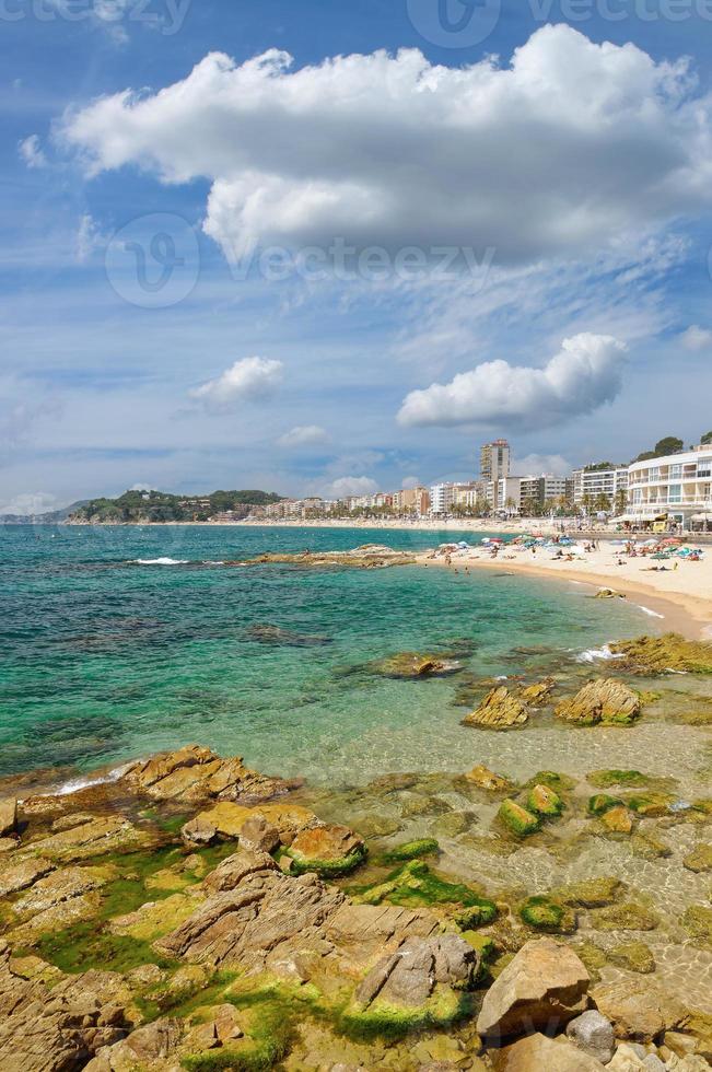 mare ricorrere di lloret de mar, costa brava,catalogna,mediterraneo mare, spagna foto