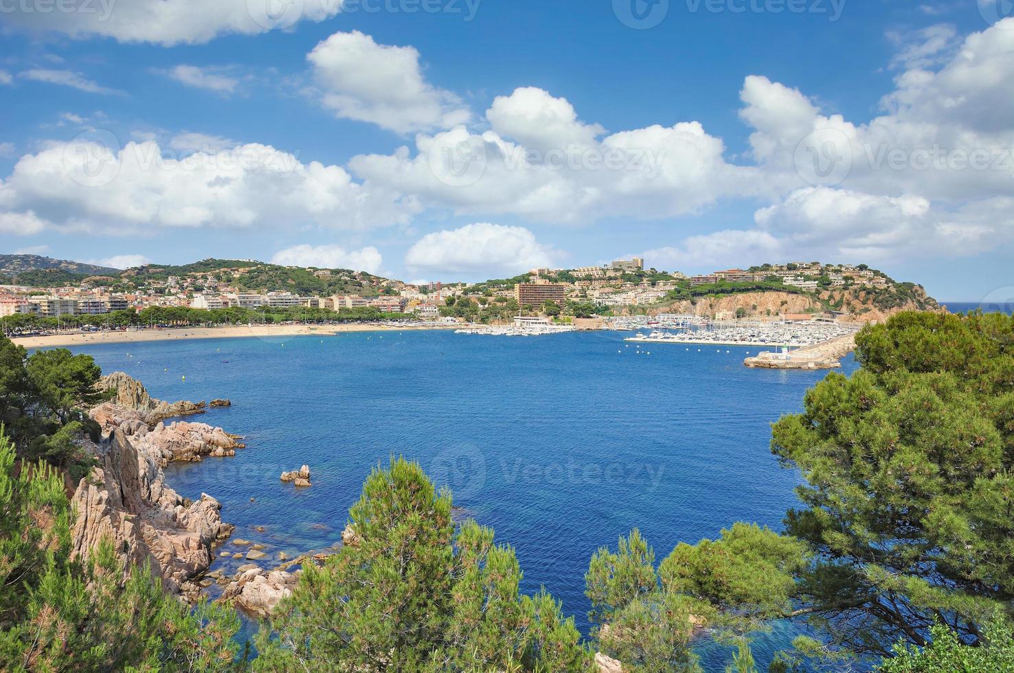 sant feliu de guixols, costa brava,catalogna,mediterraneo mare, spagna foto