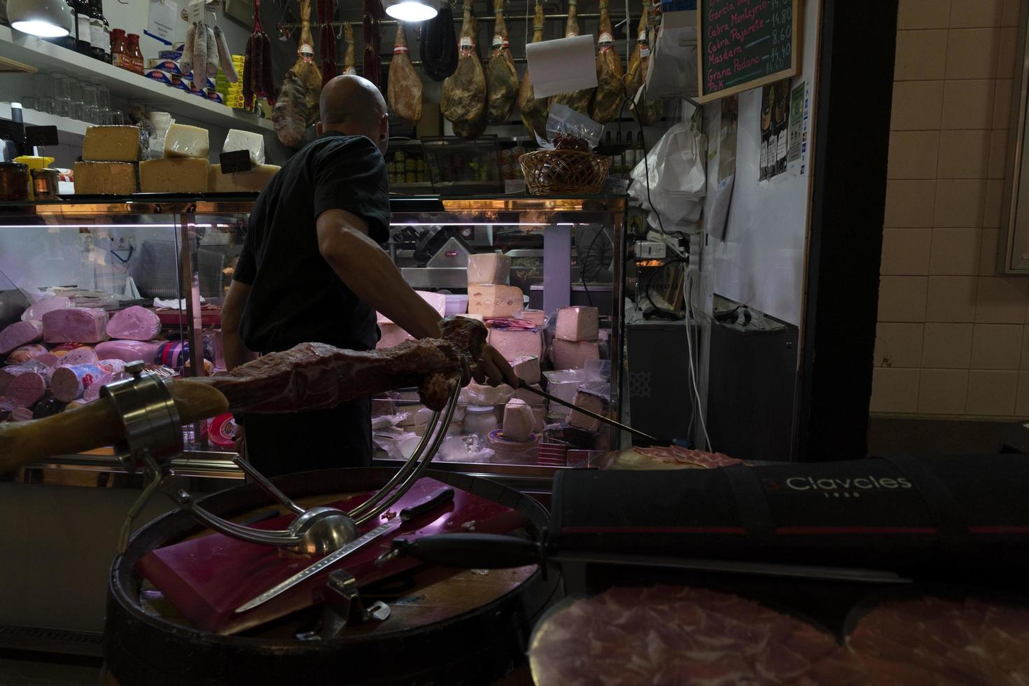 murcia, Spagna - marzo 25 2019 - il mercato di san Agostino foto