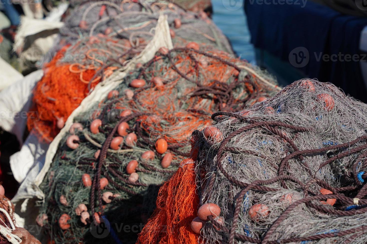 pescatori pesca netto dettaglio foto