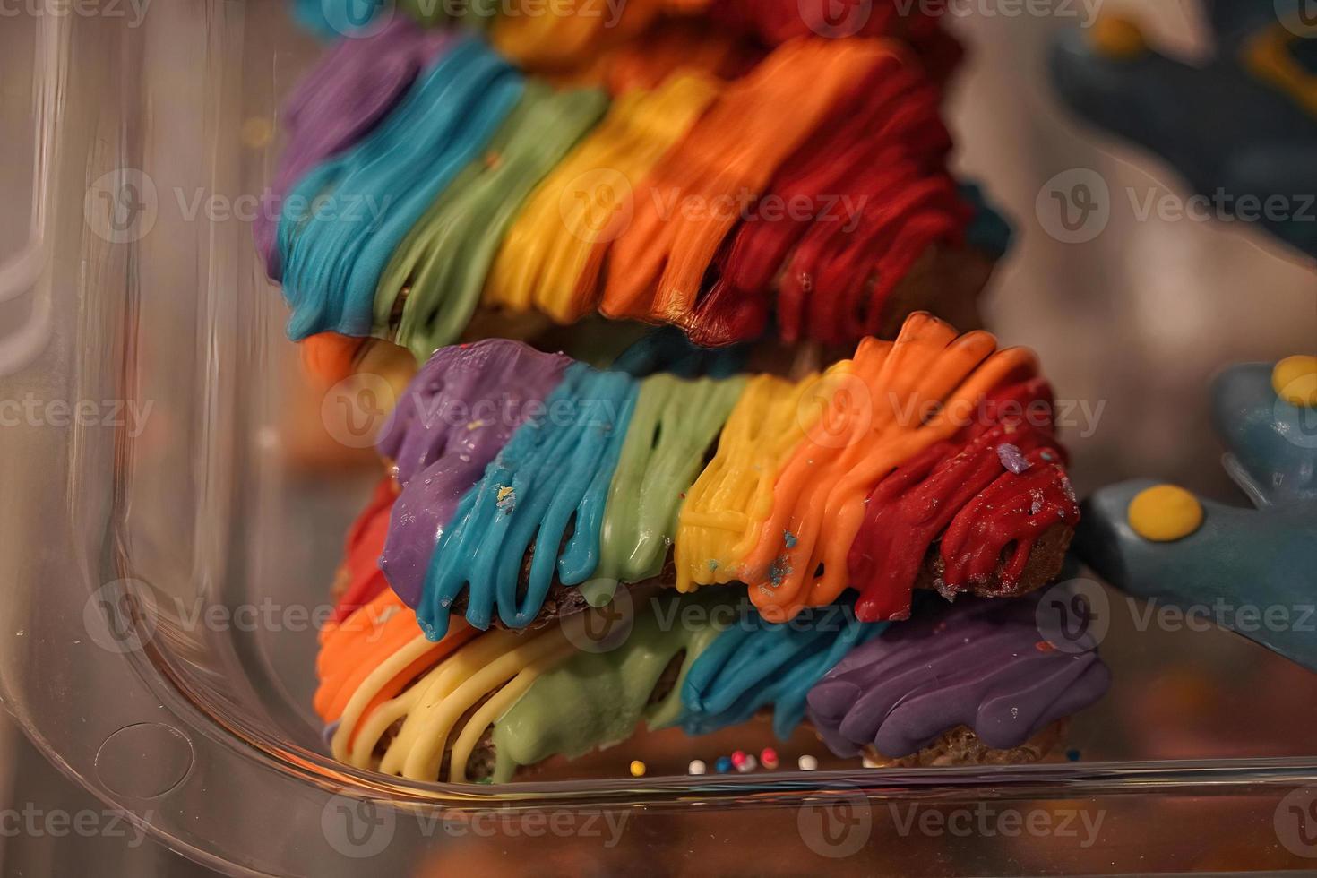 arcobaleno bandiera dolce biscotto LGBTQ foto