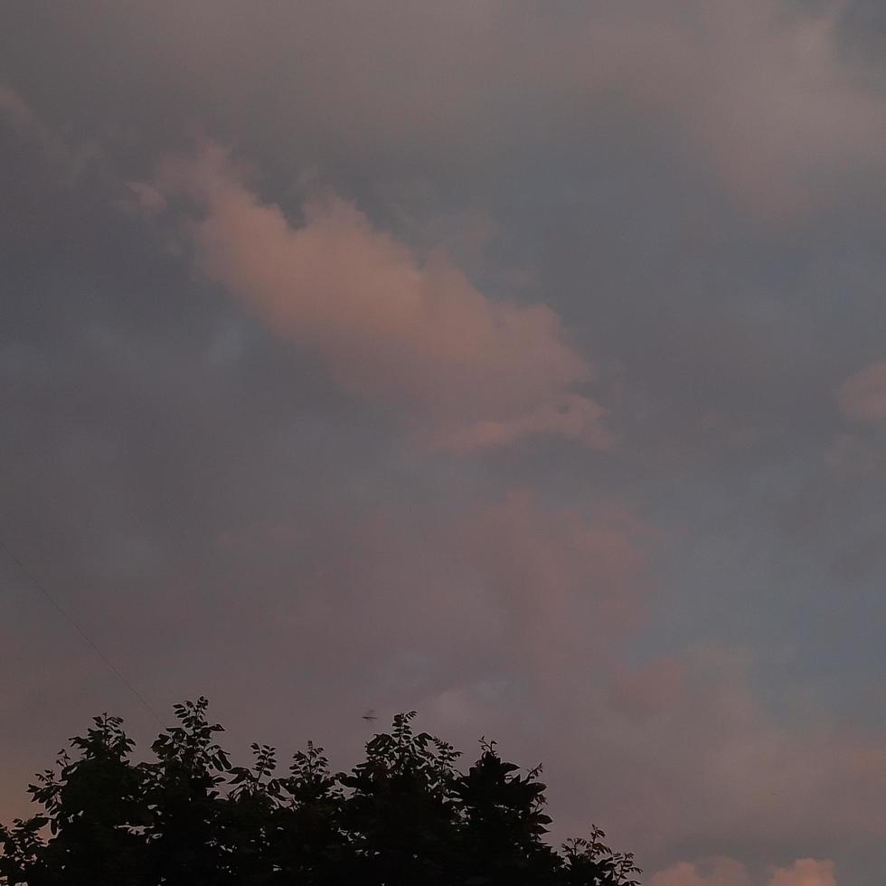 natura foto a tramonto nel il campagna