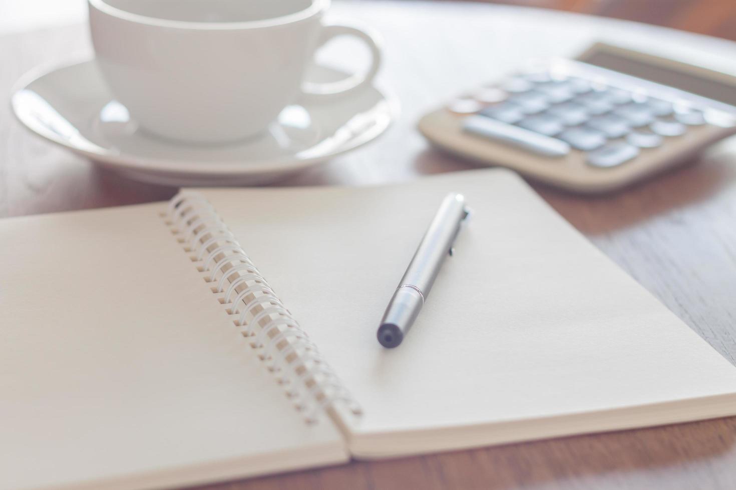 postazione di lavoro in un caffè foto