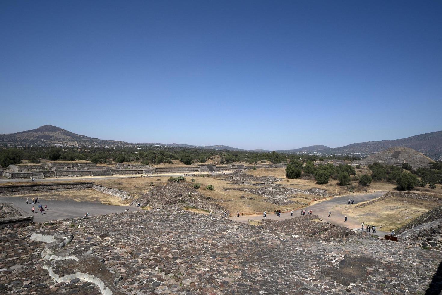 Messico città, Messico - gennaio 30 2019 - turista a Teotihuacan piramide Messico foto