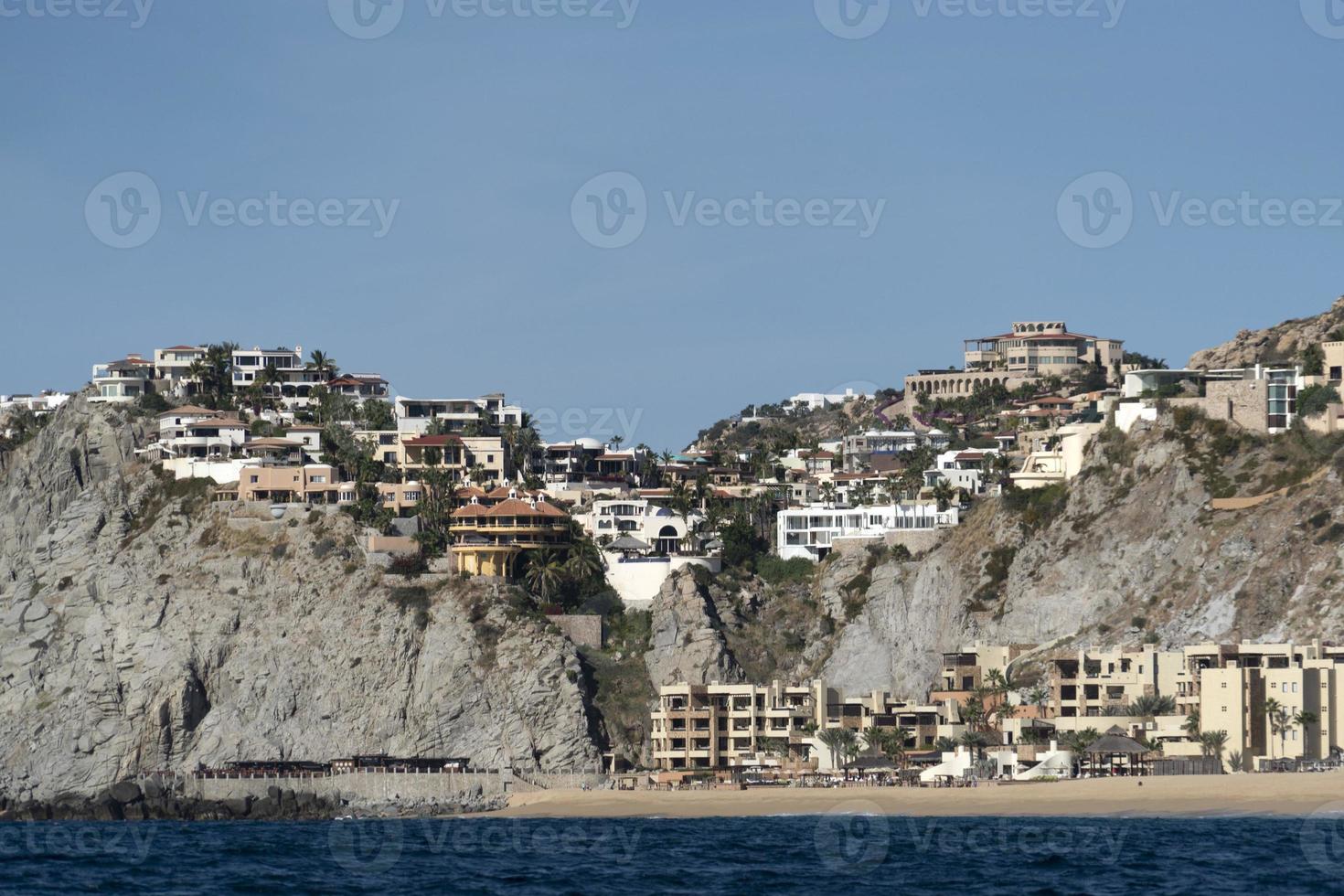 cabo san lucas Visualizza a partire dal mare Pacifico oceano foto