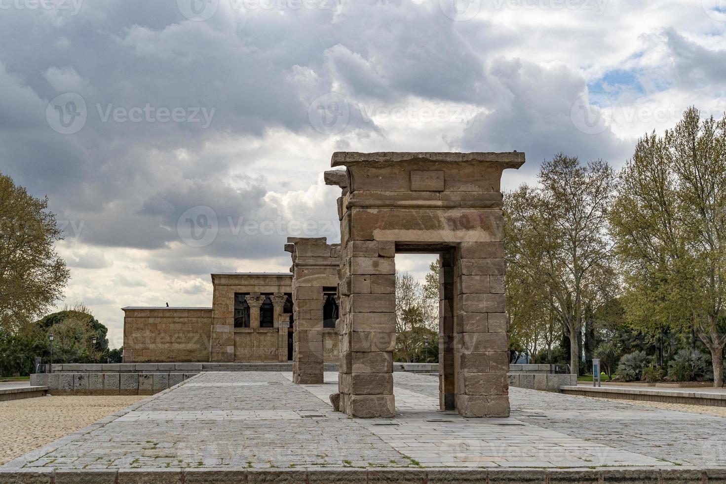 egiziano debod tempio Madrid Spagna foto