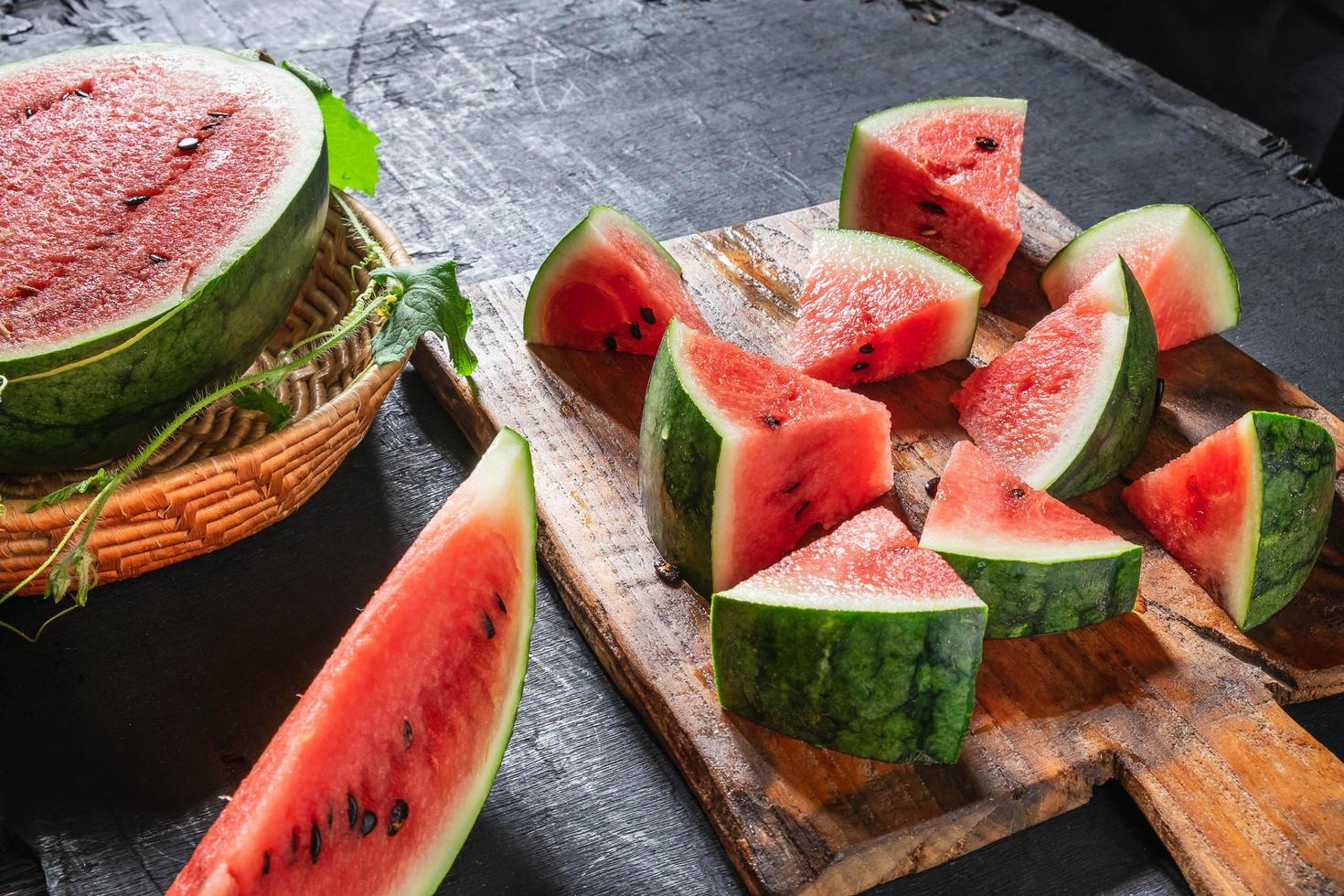 fette di melone d'acqua dolce foto