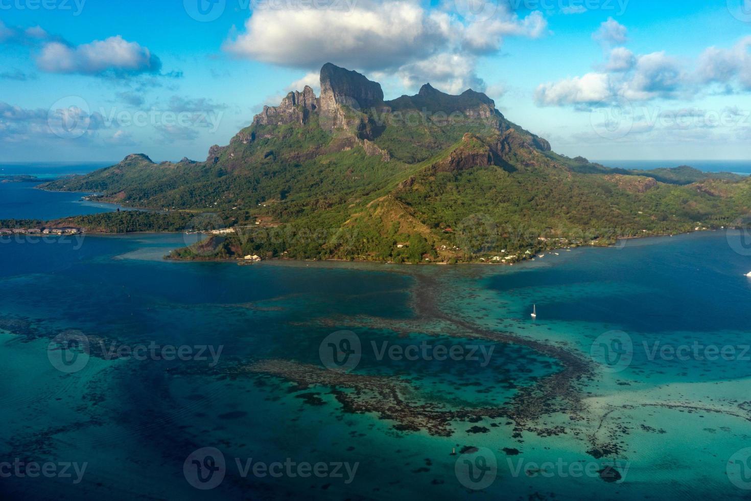 bora bora aereo Visualizza panorama foto