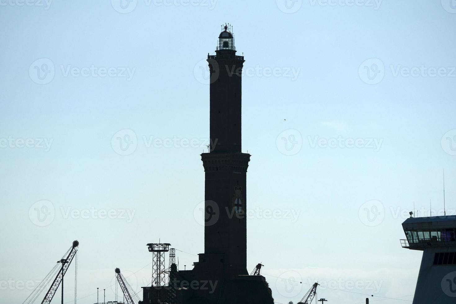 leggero lanterna Genova cittadina Italia simbolo foto