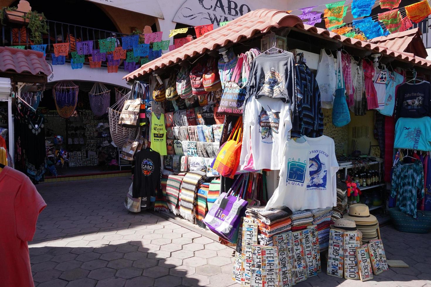 cabo san Luca, Messico - gennaio 25 2018 - Pacifico costa cittadina è affollato di turista foto