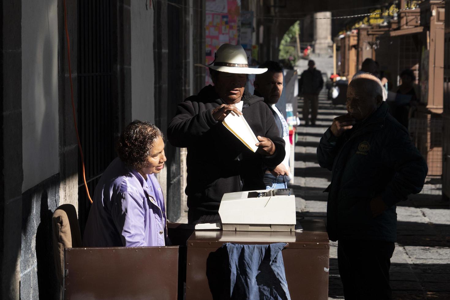 Messico città, Messico - gennaio 30 2019 - santo domingo posto foto