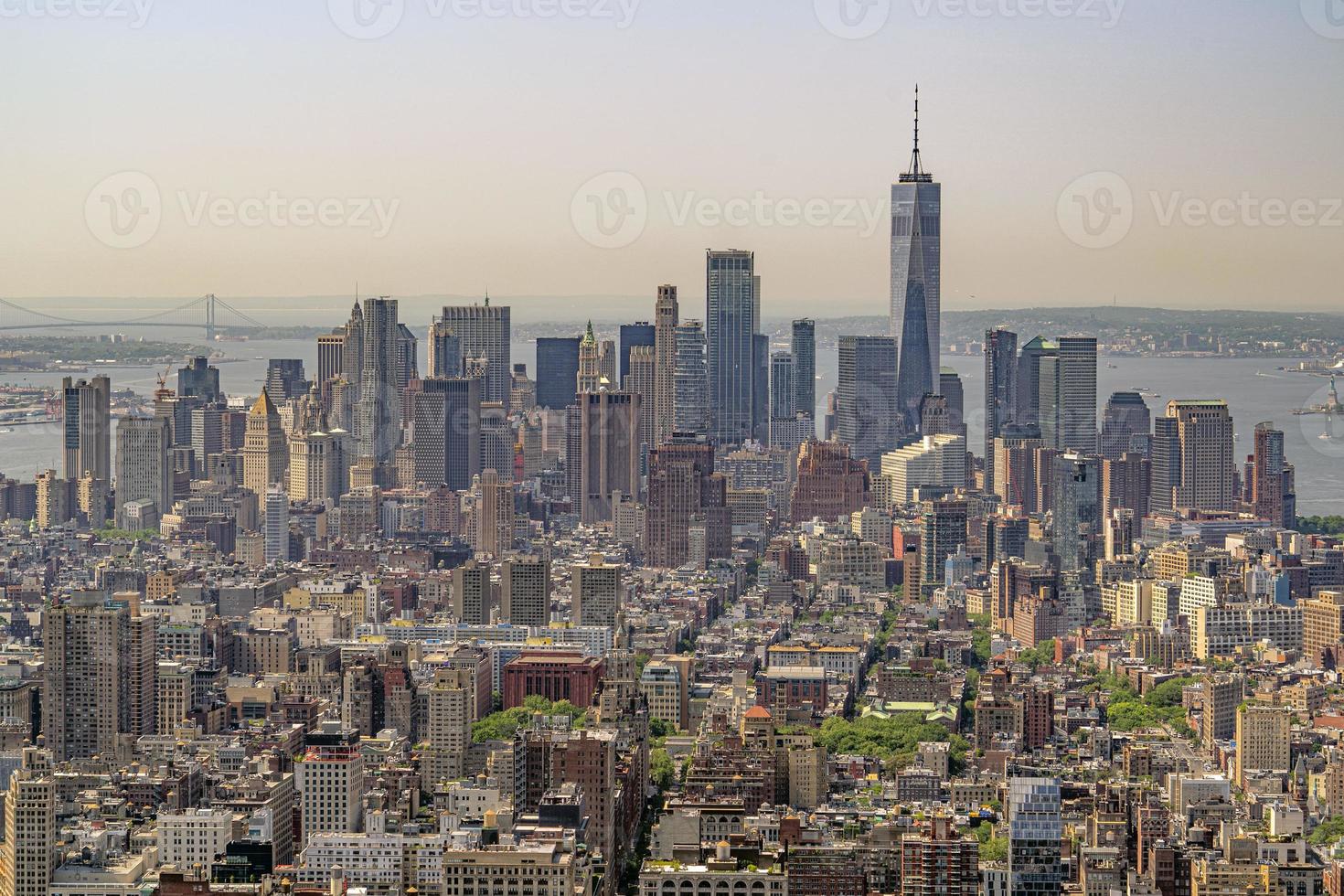 aereo nuovo York Sud Manhattan paesaggio urbano foto