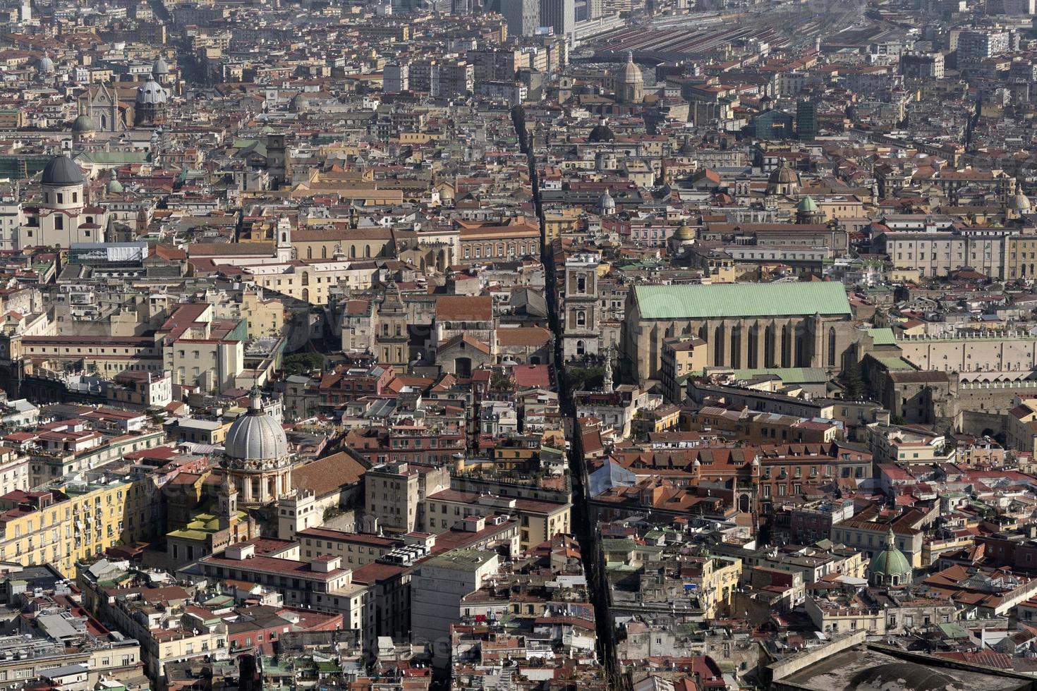 Napoli aereo Visualizza panorama foto