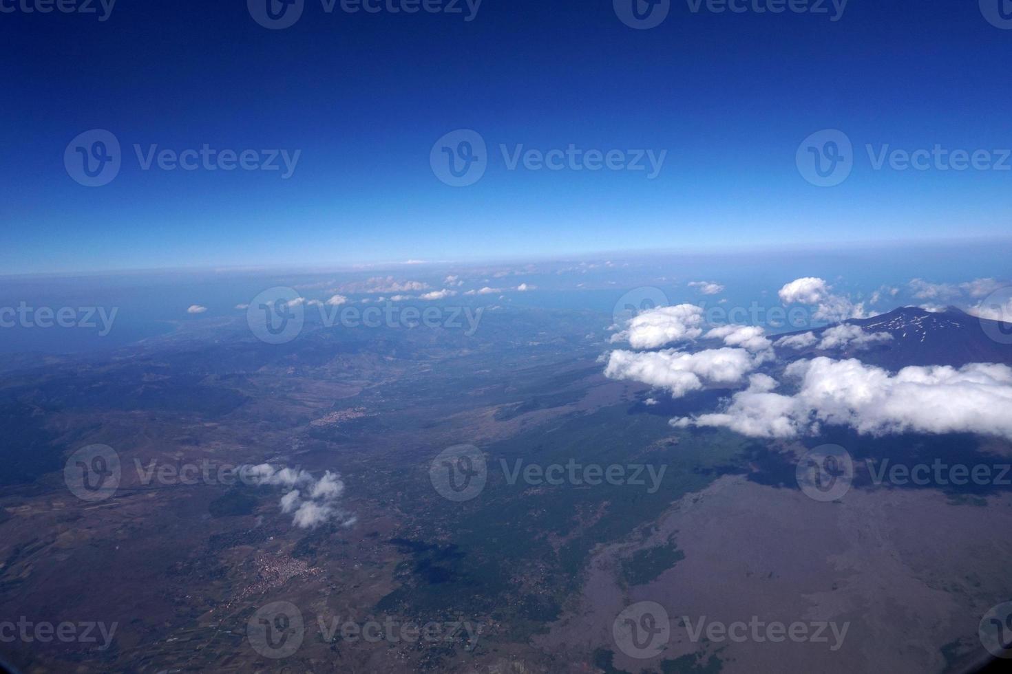 etna vulcano aereo Visualizza foto