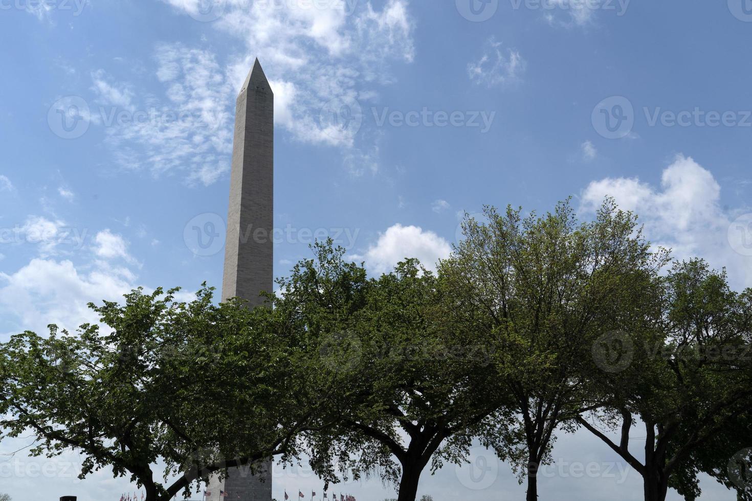 Washington memoriale obelisco monumento nel dc foto