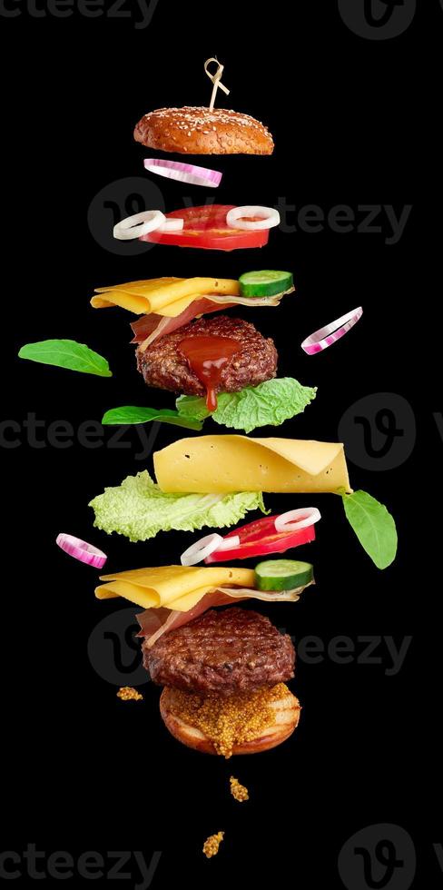 volante hamburger ingredienti foto
