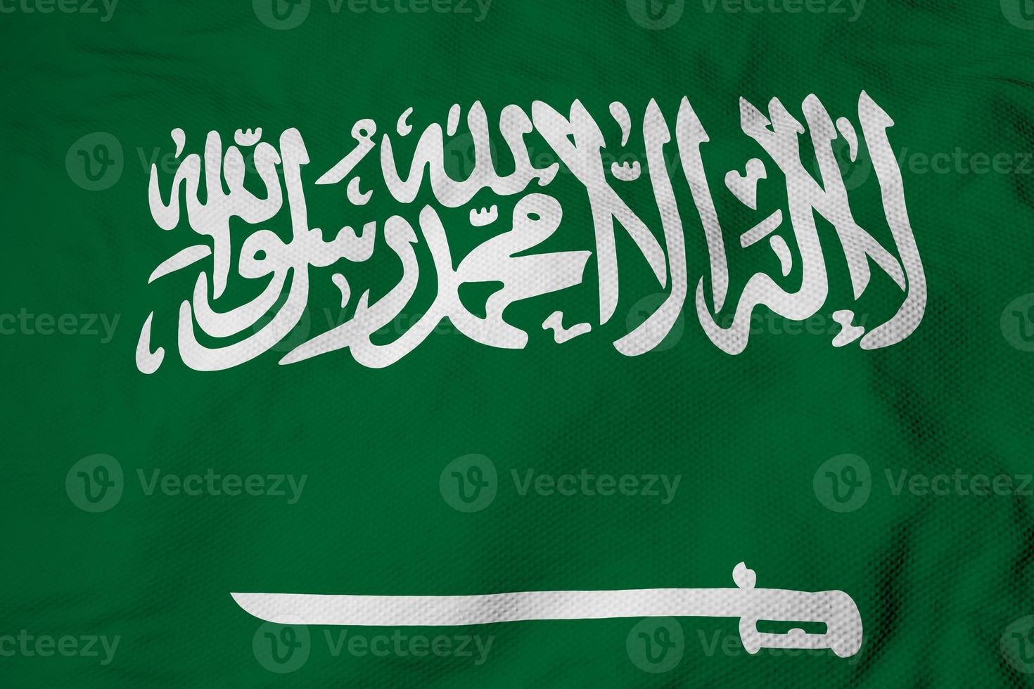 agitando Arabia arabo bandiera nel 3d interpretazione foto
