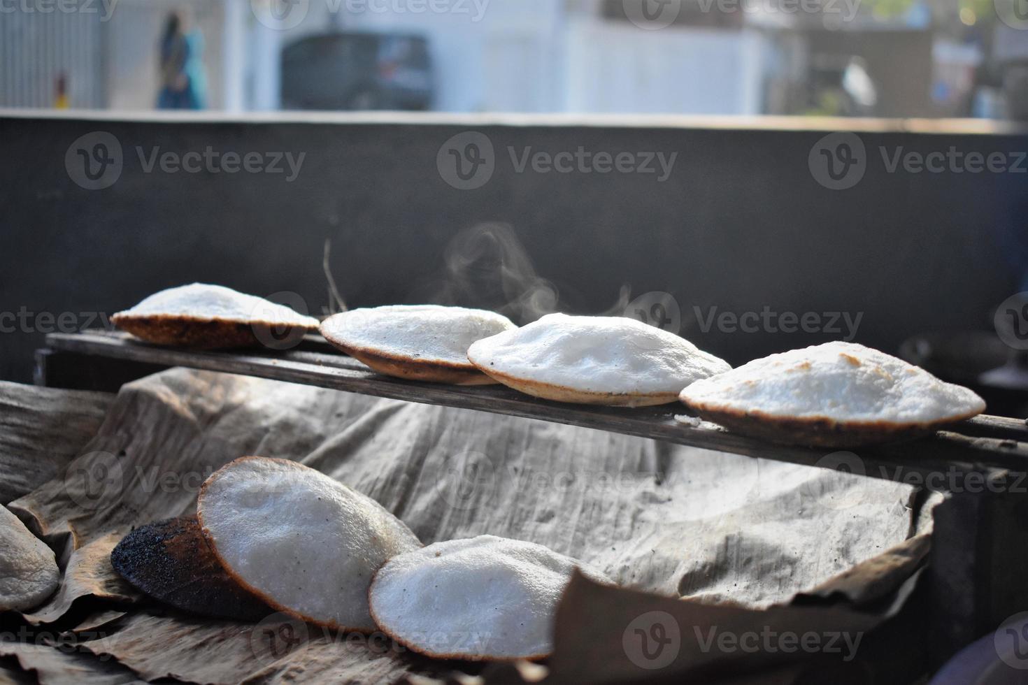 foto di serabi nel Indonesia, tradizionale cibo a partire dal riso Farina.