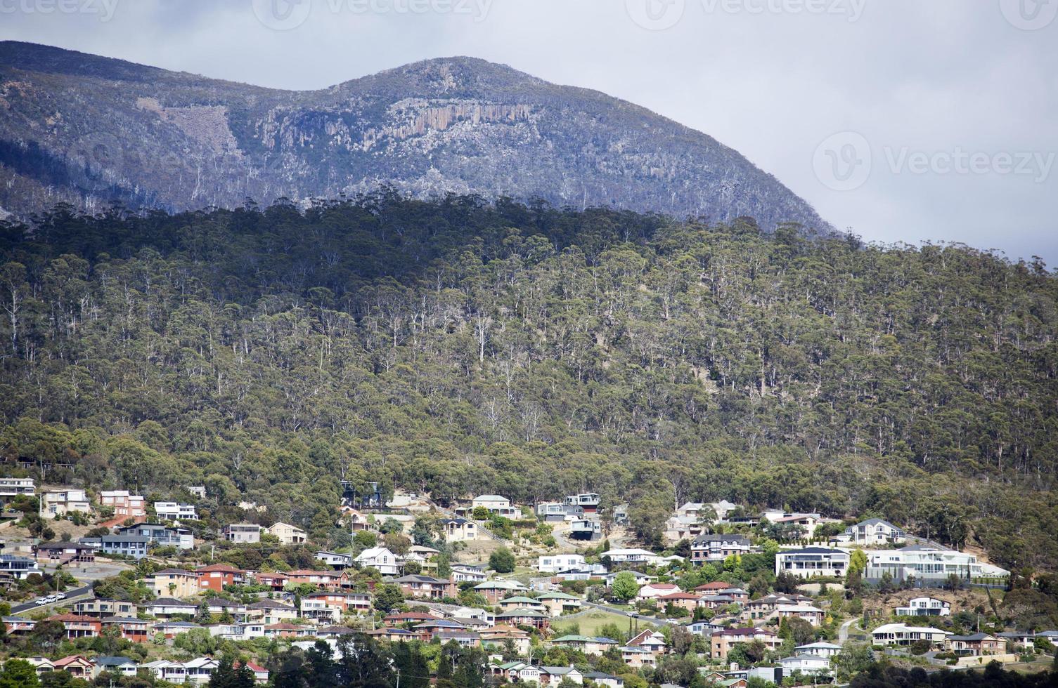 della tasmania Hobart cittadina Residenziale sobborgo foto