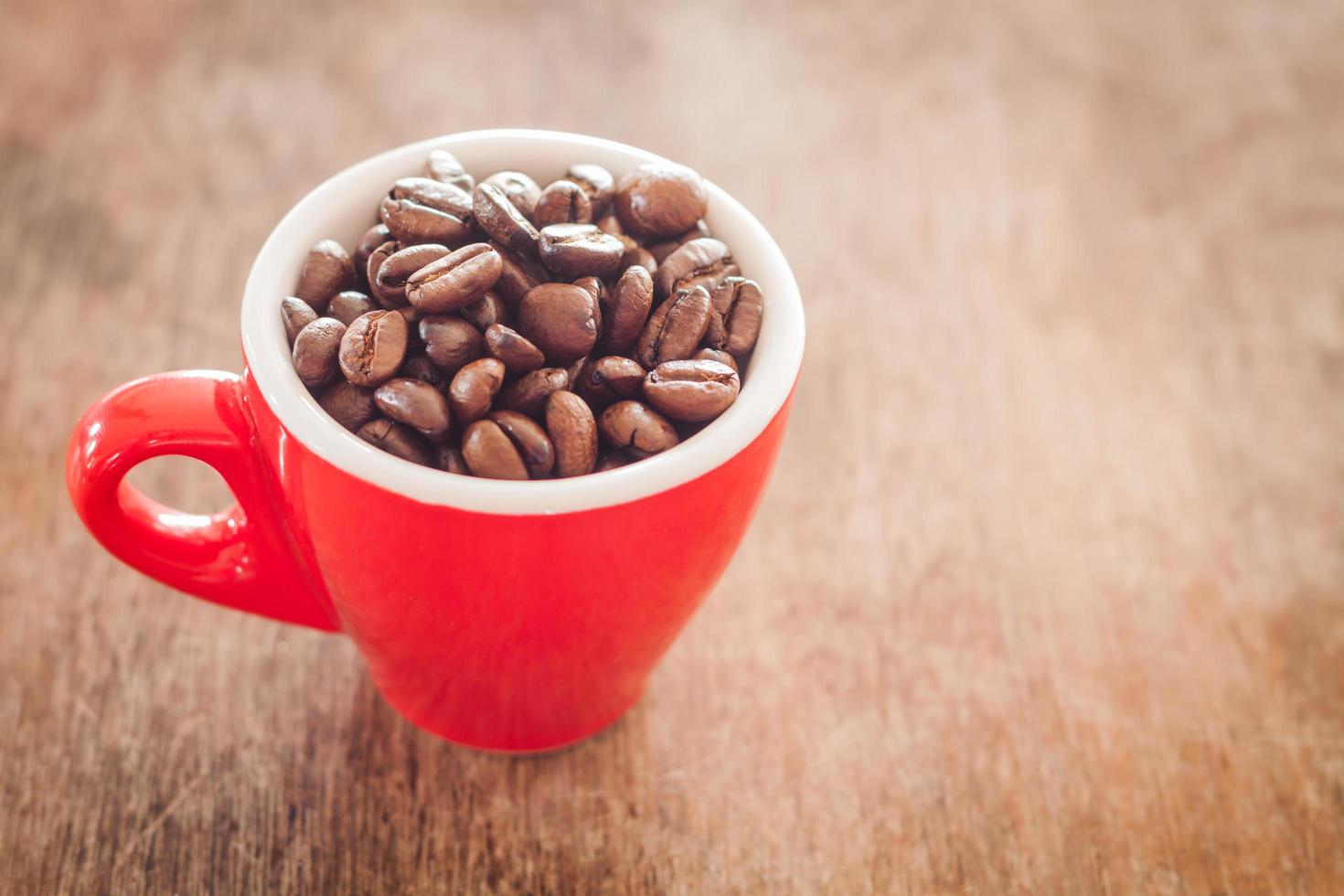 tazza di caffè in grani foto