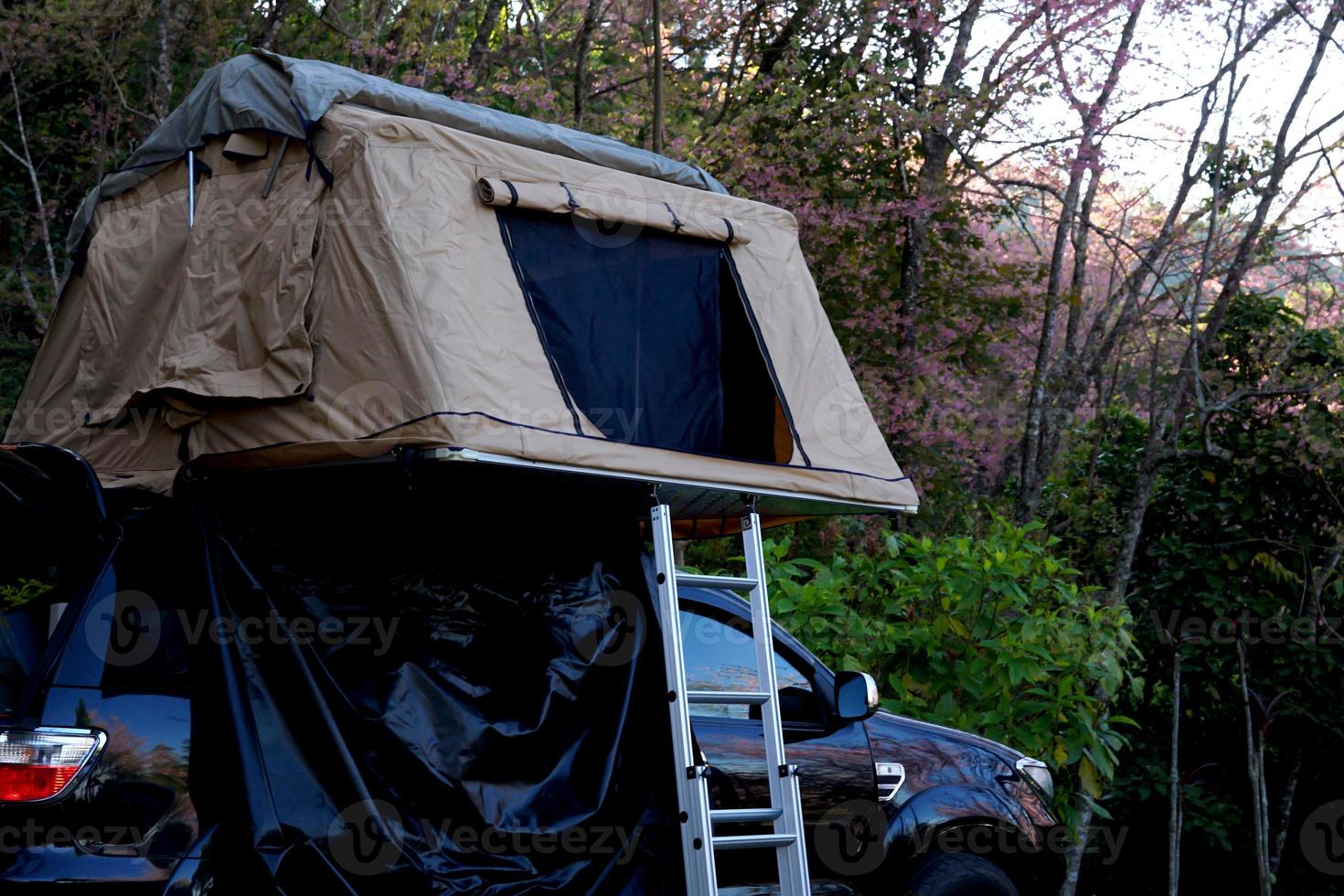 auto tetto tenda per campeggio con 1 Camera da letto, adatto per 1-3 le  persone