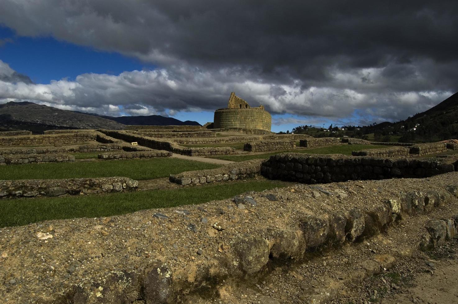 Visualizza di ingapirca, il maggior parte importante archeologico luogo nel ecuador. foto