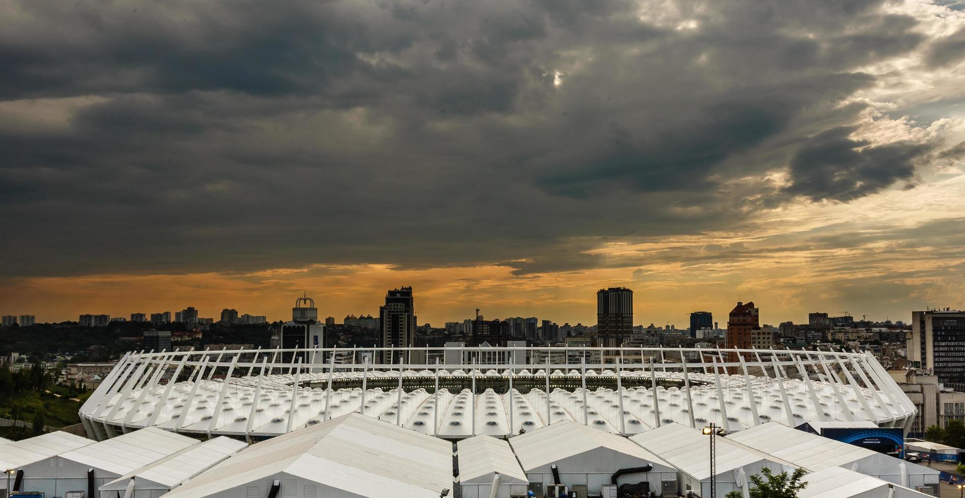 kiev, Ucraina - Maggio, 24, 2018 ufficiale uclfinal nel kiev, Ucraina prima 2018 uefa campioni lega finale foto