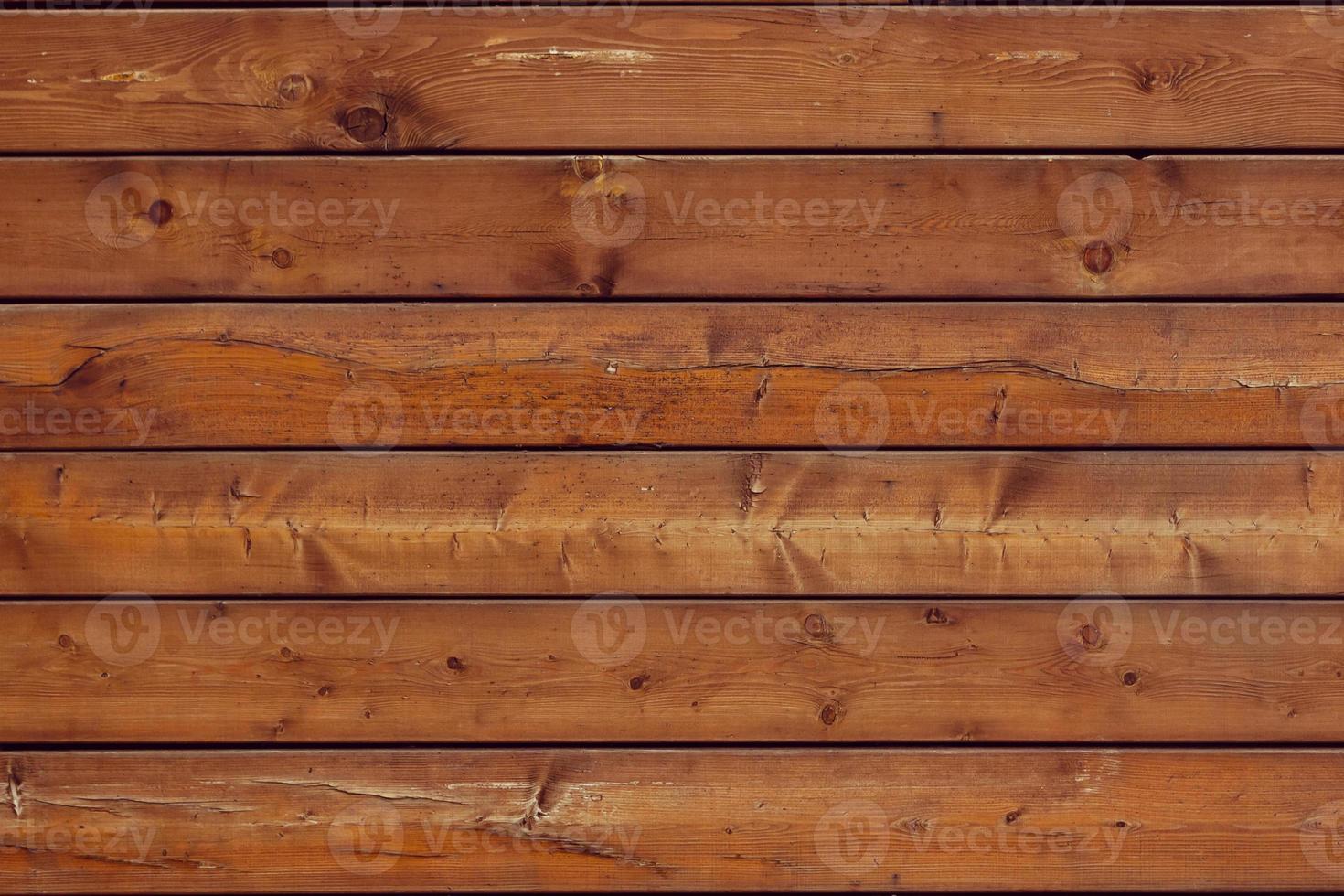 di legno Marrone sfondo è a partire dal dire bugie orizzontalmente tavole parete di di legno orizzontale tavole foto