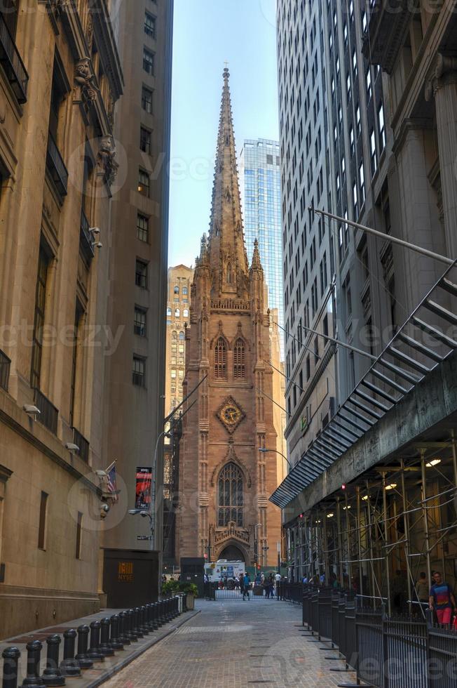 Trinità Chiesa, nuovo York città. Stati Uniti d'America. foto