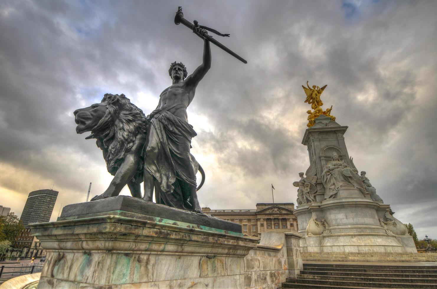 Vittoria memoriale, statua, Londra foto