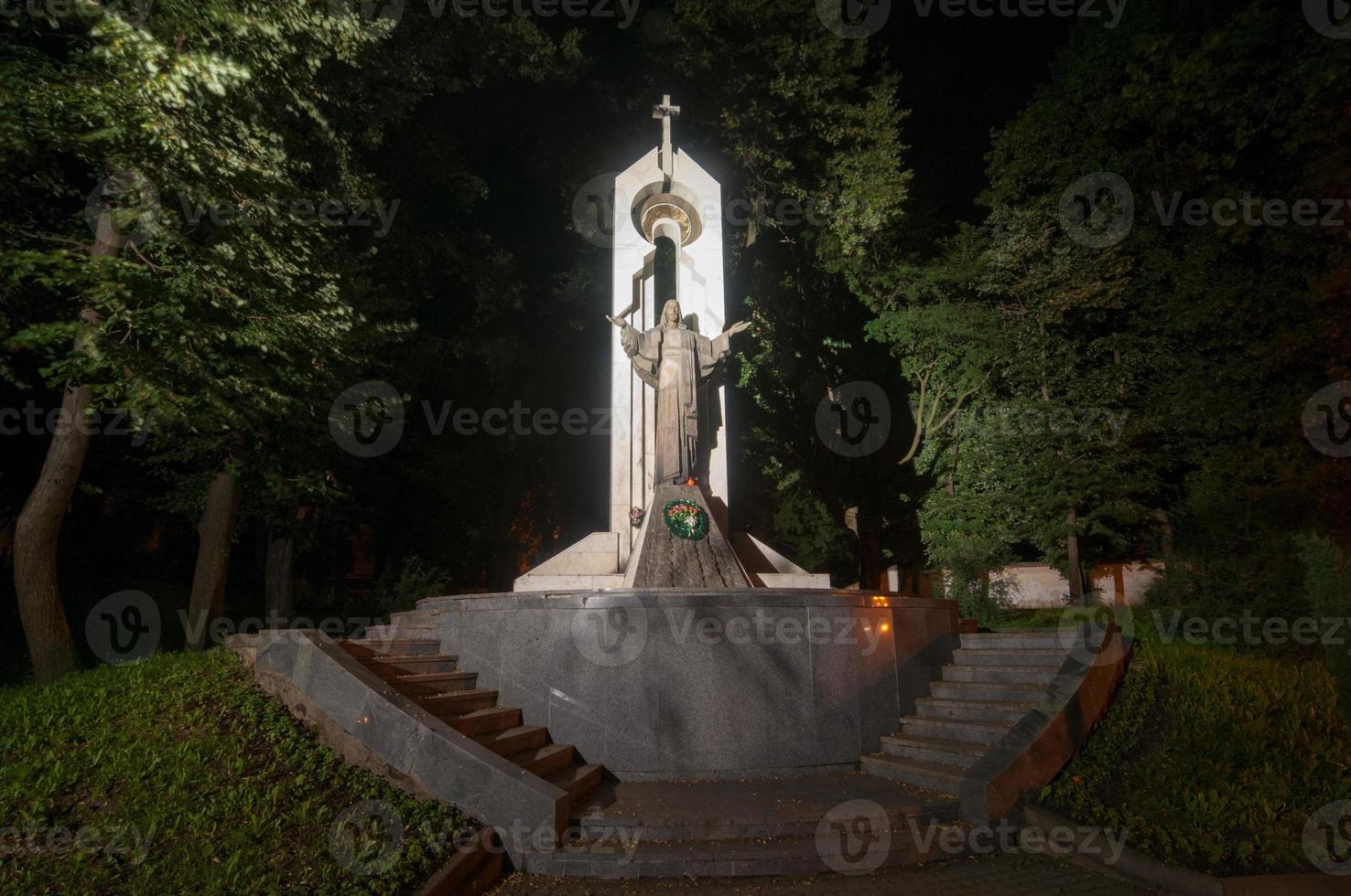 Gesù monumento - ivano-frankivsk, Ucraina foto