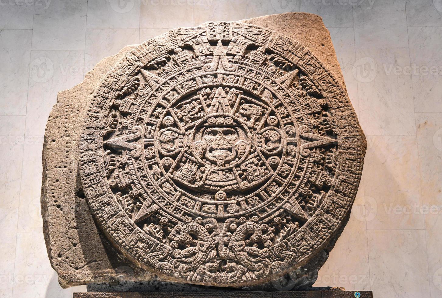 azteco pietra di il sole foto