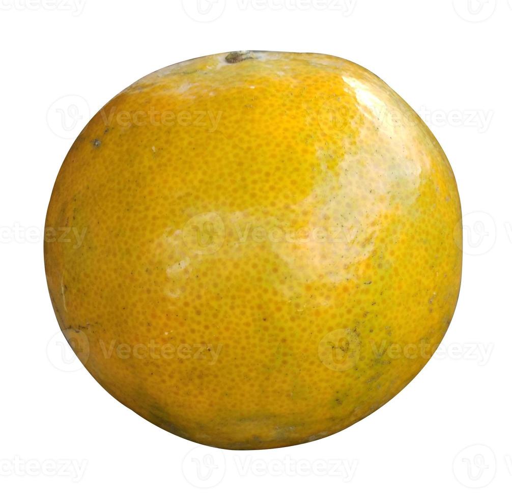 arancia isolato su sfondo bianco foto