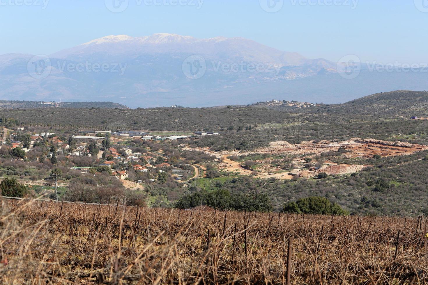 neve bugie su il superiore di montare hermon foto