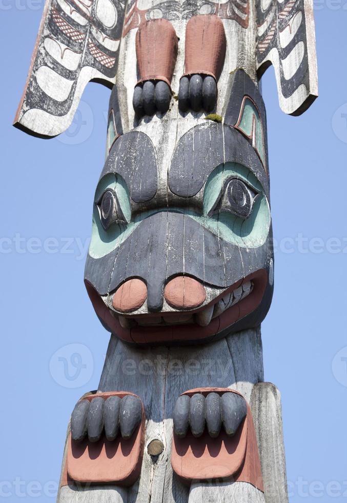 ketchikan cittadina tradizionale totem polo foto