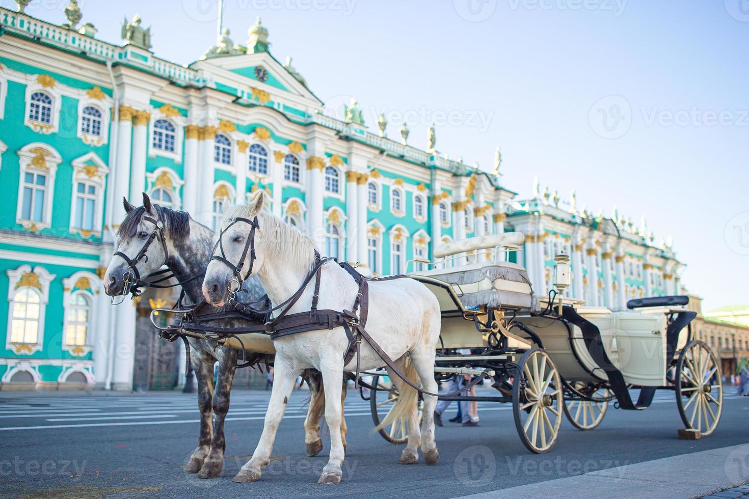 il palazzo piazza nel st petersburg in Russia foto