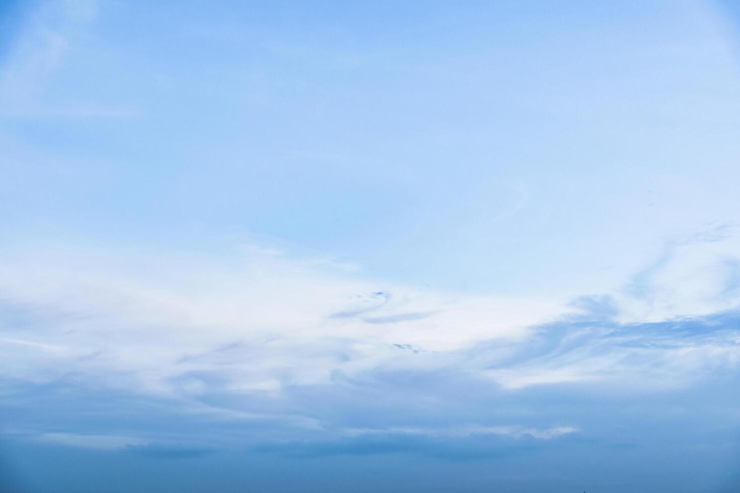 cielo blu con nuvole bianche foto